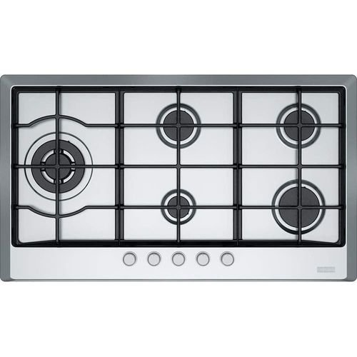 franke built in gas hob 5 burners 90 cm stainless steel