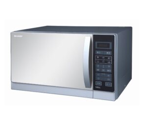 SHARP Microwave Grill 25 Liter, 900 Watt, 6 Menus, Silver R-75MT(S)