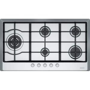 franke built in gas hob 5 burners 90 cm stainless steel