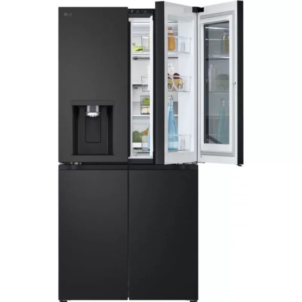 LG Refrigerator Instaview Multi Door Smart Inverter 508 Liters Door Cooling Black GC-X22FFQRB - Image 7