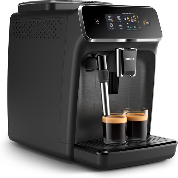 ⁦Philips 2200 Series Fully Automatic Espresso Machine, Black - EP2220 international warranty⁩ - الصورة ⁦2⁩