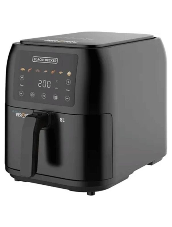 Black & Decker Air Fryer - 8 L - 1700 W - Black - Model SAF80