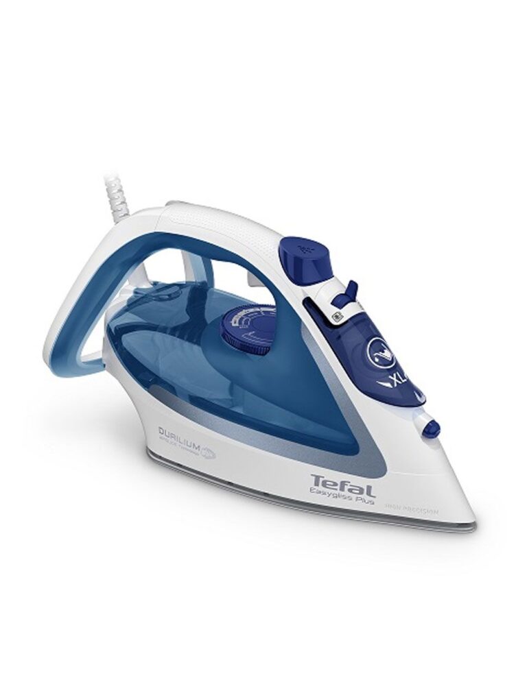 Tefal Steam Iron 2700 Watt, Blue and White FV5751E2 Made in France -  ( 1 Year Warranty )