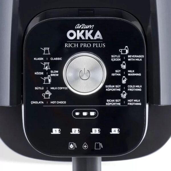 ⁦OKKA Rich Pro Plus Turkish Coffee Machine 1.3 Liter OK0038-0500⁩ - الصورة ⁦2⁩