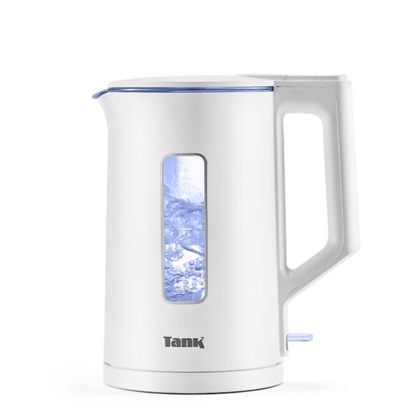 Tank Safe Touch Glass Kettle, 1.5L Capacity, 1500 Watts, Silver Frame, DG-2338 - 2 Year Warranty