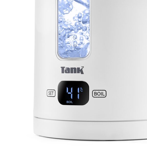 Tank Safe Touch Glass Digital Kettle, 1.5L Capacity, 1500 Watts, Silver Frame, DG-2338-ES - 2 Year Warranty - Image 2