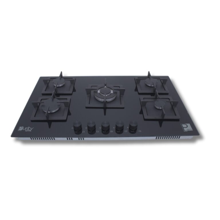 بيوريتي مسطح غاز 90 سم 5 شعلات حوامل زهر امان كامل HPT915G