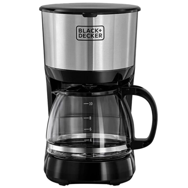 Black & Decker DCM750S-B5 American Coffee Maker, 750 Watt - Black Silver
