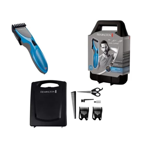 REMINGTON Titanium Hair Clipper Blue HC335