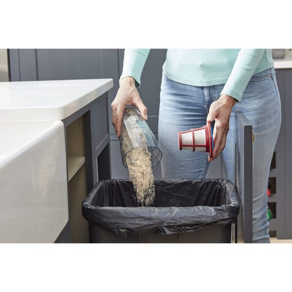 Black and Decker 2 in 1 Cordless Vacuum Cleaner, Grey - SVB520JW-QW - Image 5