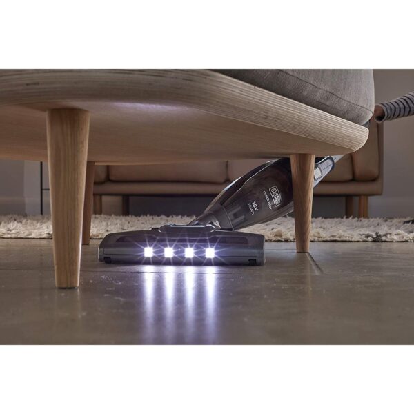 Black and Decker 2 in 1 Cordless Vacuum Cleaner, Grey - SVB520JW-QW - Image 2