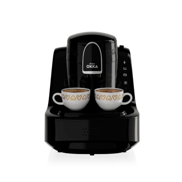 Arzum Okka Rich Turkish Coffee Experience Enjoy ELIT Turkish Coffee Machine 2Pin Black ,Chrome