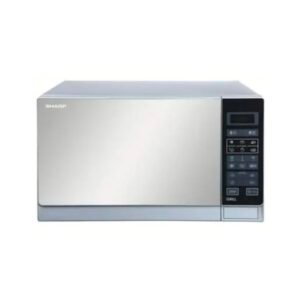 SHARP Microwave Grill 25 Liter, 900 Watt, 6 Menus, Silver R-75MT(S)