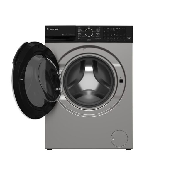 ⁦Ariston Front Load Inverter Washing Machine, 9KG, Grey - WFST9GWHR⁩ - الصورة ⁦5⁩