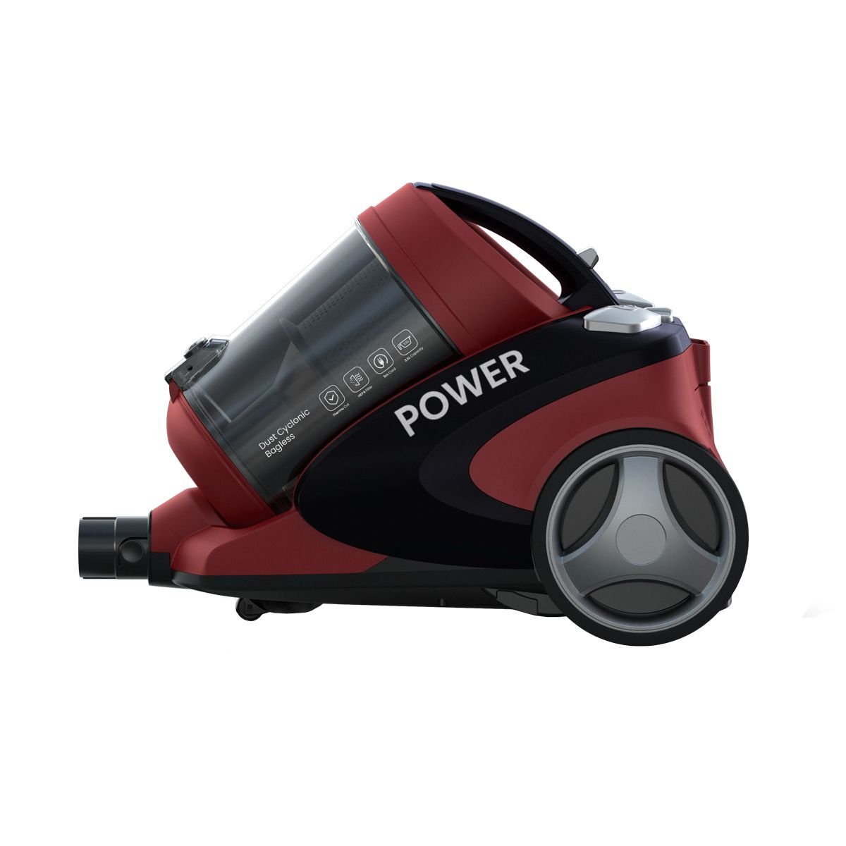 Fresh Power Bagless Vacuum Cleaner, 2000 Watt, 3.5 Liter, Red*Black 500017596