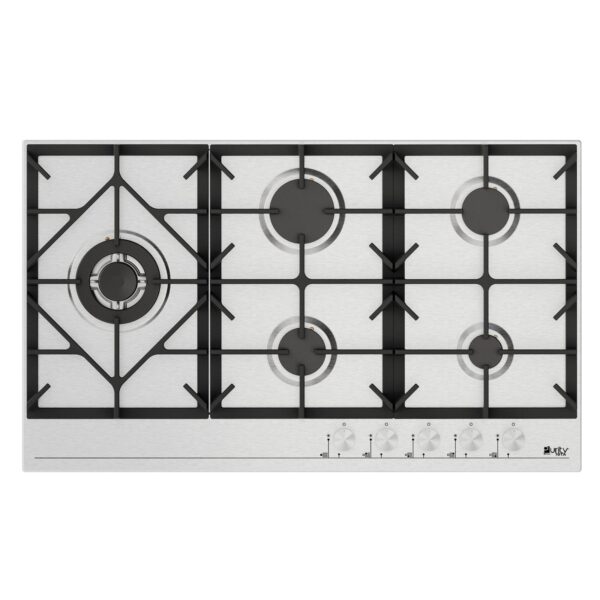 Purity Built In Gas Hob 5 Eyes Heavy Duty Grids HPT907S