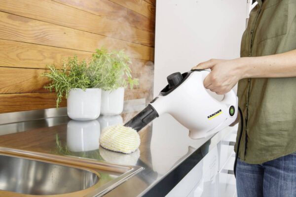 ⁦Karcher Steam Cleaner 1200 Watt White SC 1⁩ - الصورة ⁦3⁩