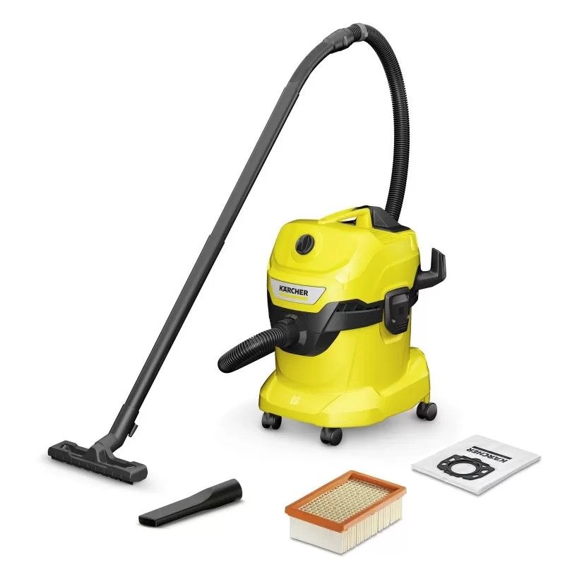 Karcher Wet & Dry Vacuum Cleaner 1000 Watt WD 4