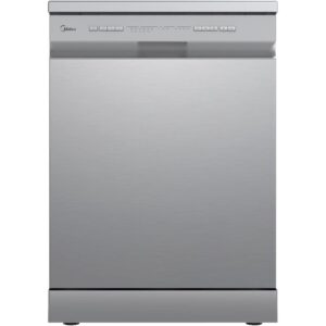 Midea Digital Dishwasher, 13 Place Settings, 6 Programs, Silver - MDWPF1333C(S)-W-EG