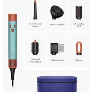 Dyson Airwrap Ceramic Hair Styler Straight + Wavy Patina Topaz