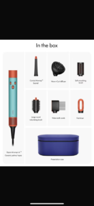 Dyson Airwrap Ceramic Hair Styler Straight + Wavy Patina Topaz