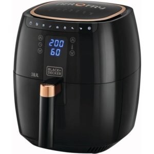 Black & Decker AF5539-B5 Digital Air Fryer, 5.5L Pan/3.9L detachable food basket
