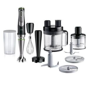 Braun Hand Blender MultiQuick 9 , 1200 watt,black/stainless steel Model : MQ9187X