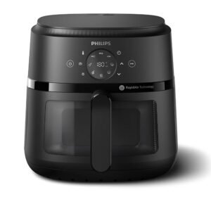 Philips Airfryer 2000 Series 6.2L - 1700W Power, Cooking Window, RapidAir technology , Black (NA230/00)