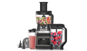 Ninja 3in1 Food Processor Kitchen System, 1200W, Black - BN801ME