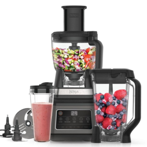 Ninja 3in1 Food Processor Kitchen System, 1200W, Black - BN801ME