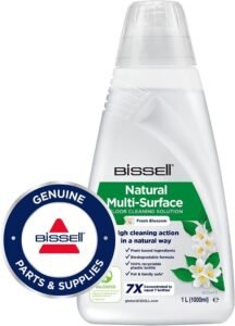 BISSELL Natural Multi Surface Floor Cleaning Solution 1L | for CrossWave, SpinWave Robot and HydroWave | Herbal Ingredients, Safe for You and Your Pet | 3096, White