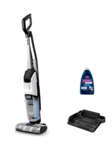 Bissell Cross Wave Edge 3 in 1 Bagless Stick Vacuum Cleaner 340 Watt 2.6 Liter White × Black  - 4088K International Warranty