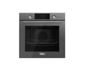 TEVA Built-In Gas Oven 60 cm 82 Litres With 2 Fan Gray QGSTL 75DT2