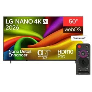 LG NANO 50 inch 4K UHD AI NU85 Smart TV 2026