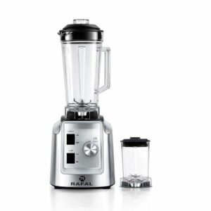 Rafal Industrial Blender 1800 Watt + 1 Mills Silver