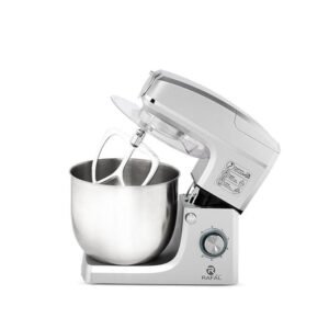 Rafal Stand mixer 7 Litre - 1800 Watt - Antibreak Lid Metalic Paint - Silver