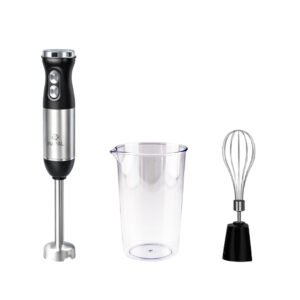 Rafal 3-in-1 Hand Blender 1200W - Shatterproof Jar Metal Gears