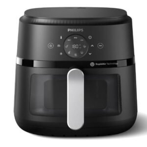 Philips Airfryer 2000 Series 6.2L - 1700W Power, Cooking Window, RapidAir technology , Black (NA231/00)